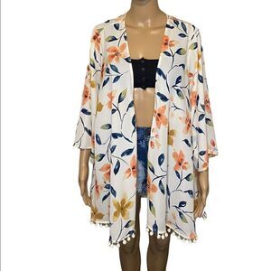 Sunny + 74 Pom Pom Kimono Size 2X